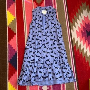 Kate Spade cats and cream dress size 2 black cat